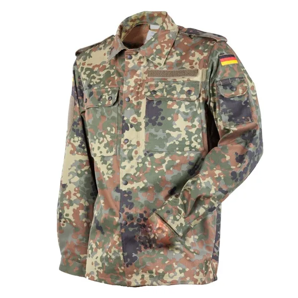 Bundeswehr Feldbluse Herren 5-Farben Tarndruck – 35% Polyester, 65% Baumwolle